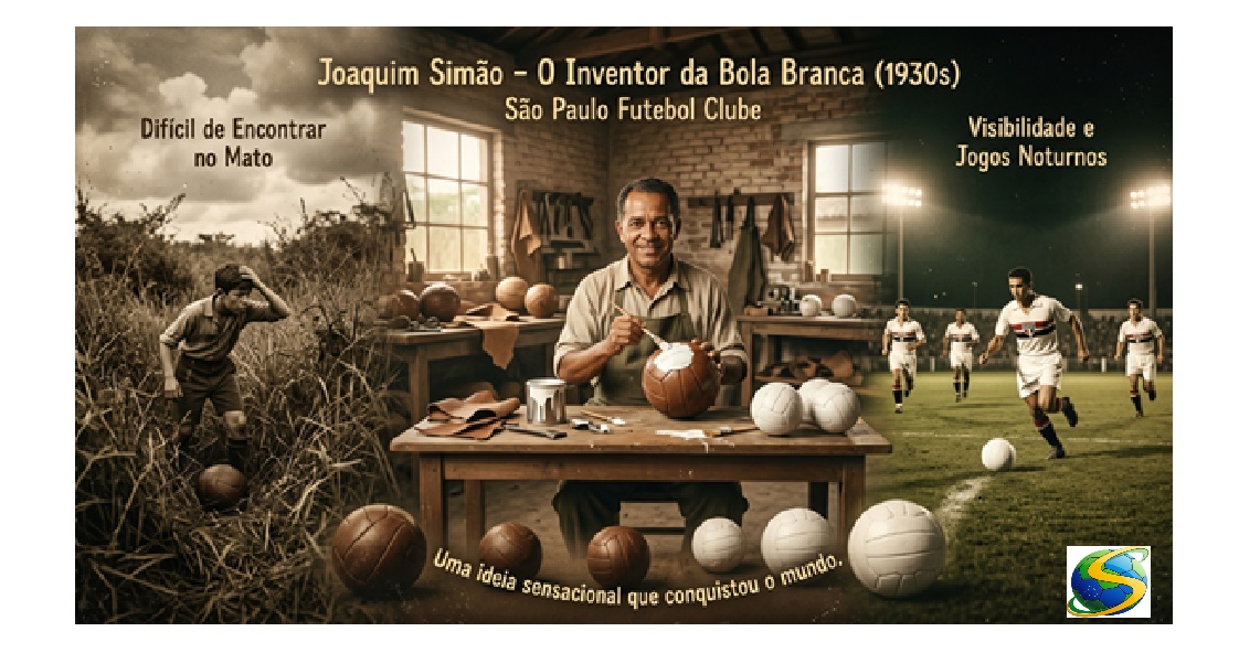 Sabe porque a bola de futebol é branca?